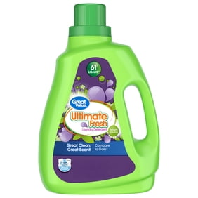 Great Value Ultimate Fresh Laundry Detergent, Twilight Dreams, 88 fl oz, 61 Loads