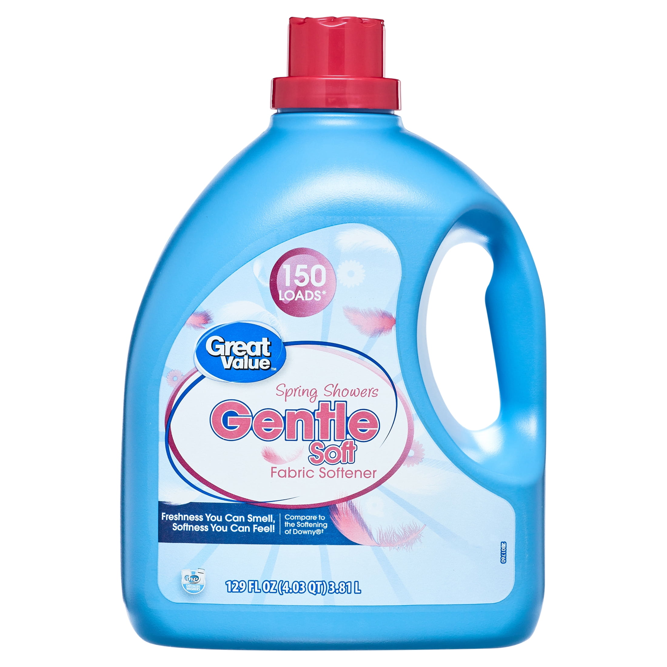 Great Value Ultimate Fresh Spring Showers Fabric Softener, 150 Loads