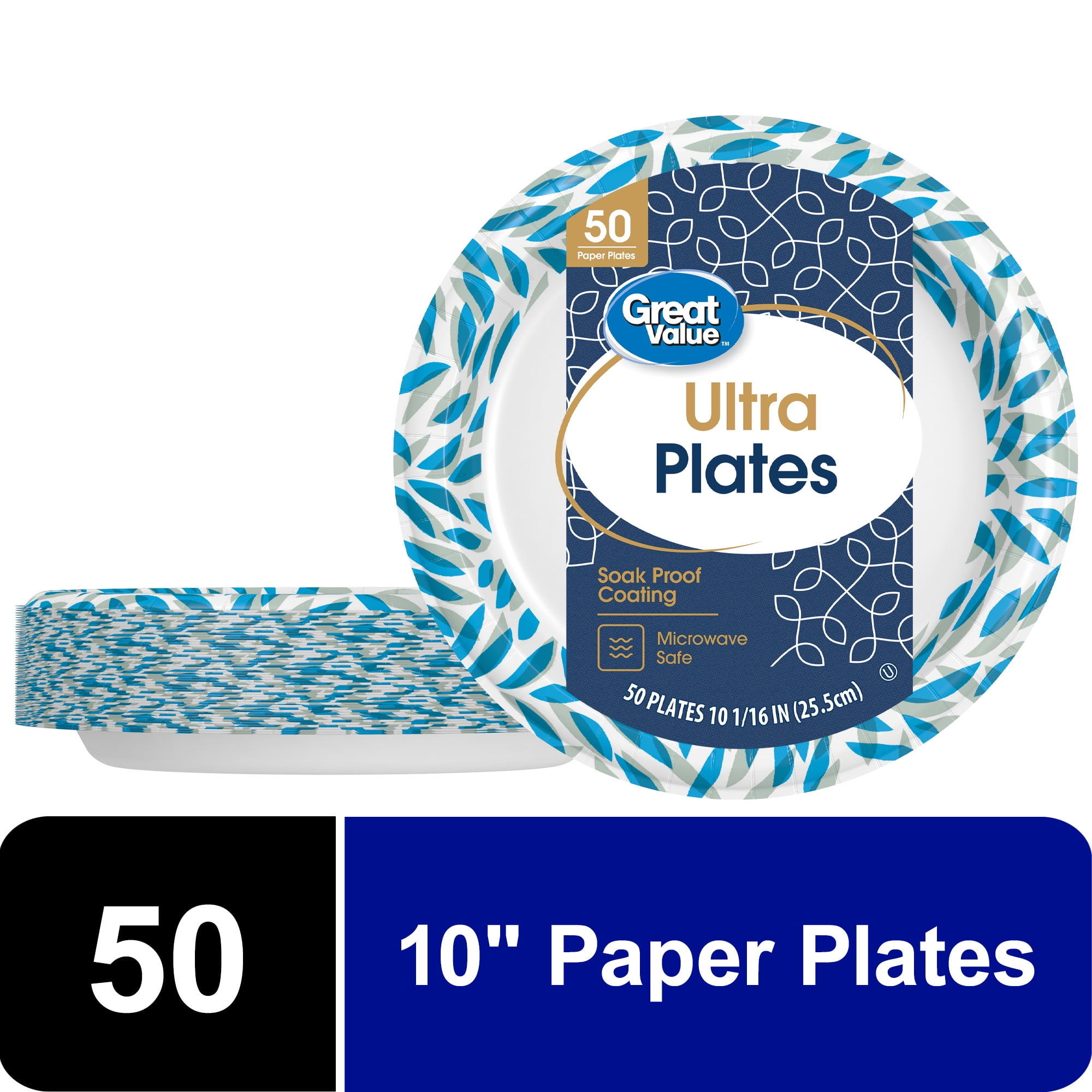 Great Value Economy 6 Paper Plates, 90 count