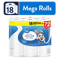 thumbnail image 1 of Great Value Ultra Soft Toilet Paper, 18 Mega Rolls, Compare to Charmin® Ultra Soft™, 1 of 7