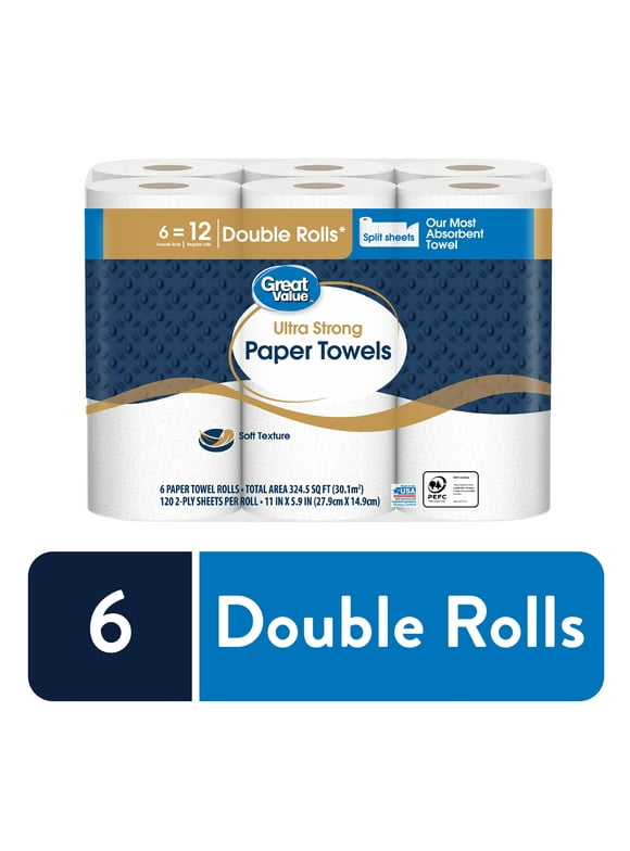 Great Value Paper Towels in Paper Towels