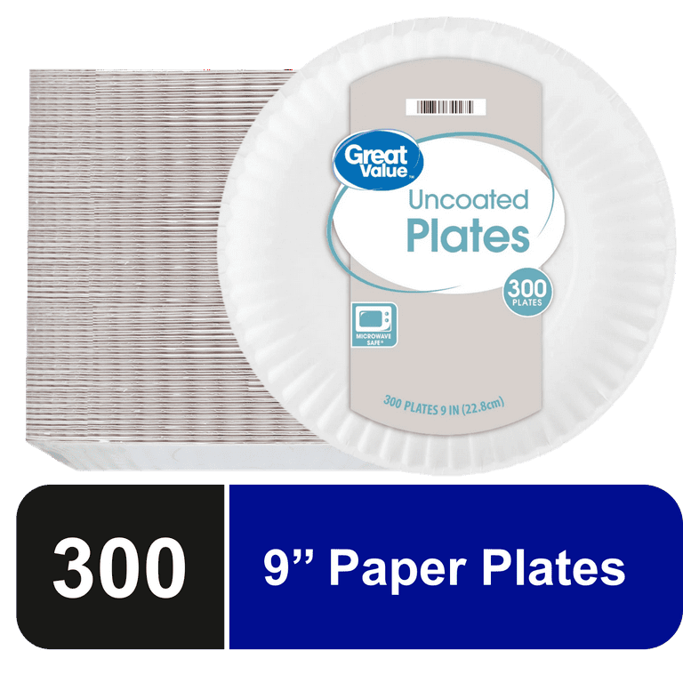 Dixie Disposable Paper Plates, Multicolor, 10 in, 150 Count