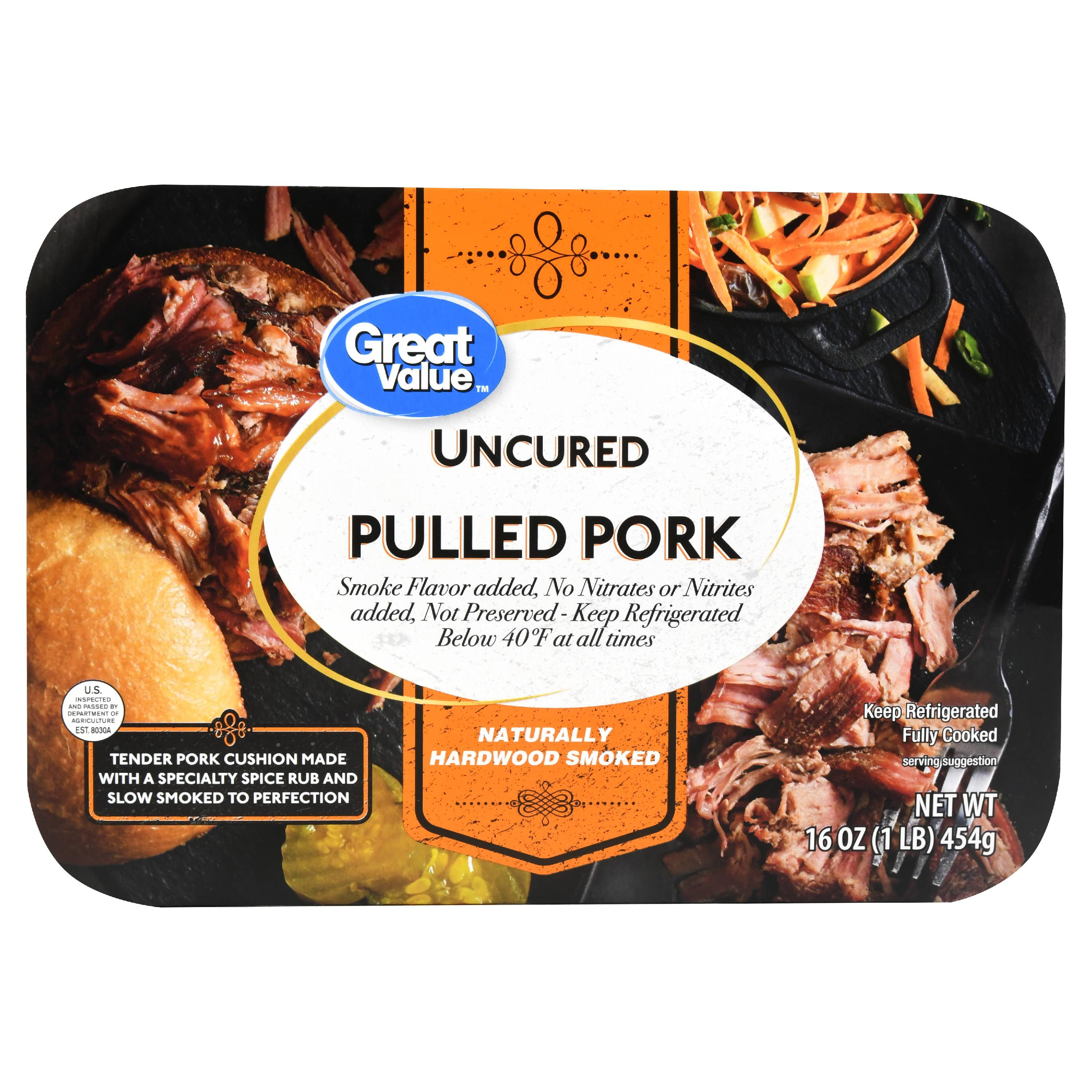 Grumpy Butcher Fully Cooked Duroc Pulled Pork - 2 lb, Hickory Wood Smoked  Premium Pulled Pork