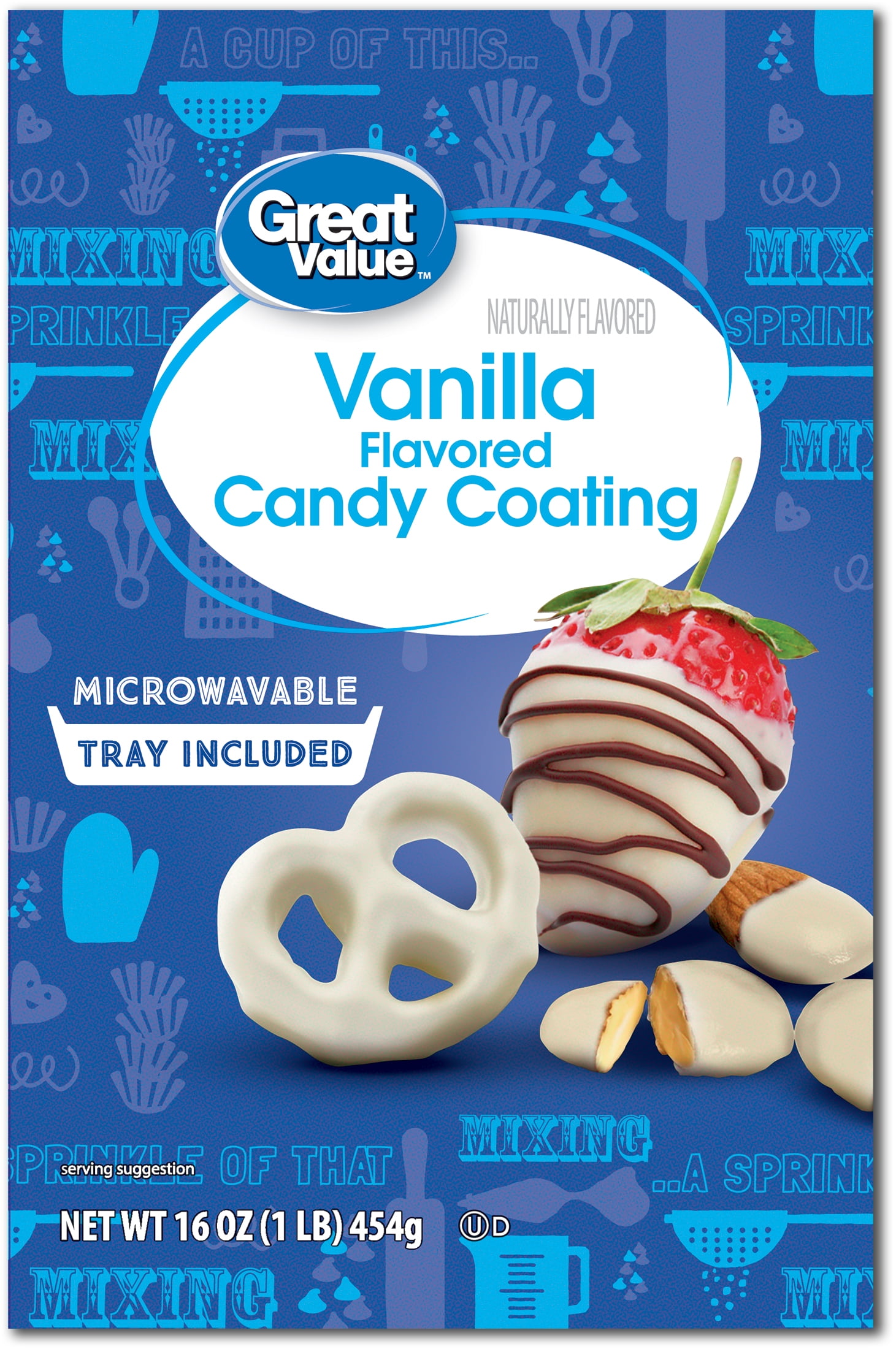 CandiQuik Melt & Make Candy Coating, Vanilla - 16 oz
