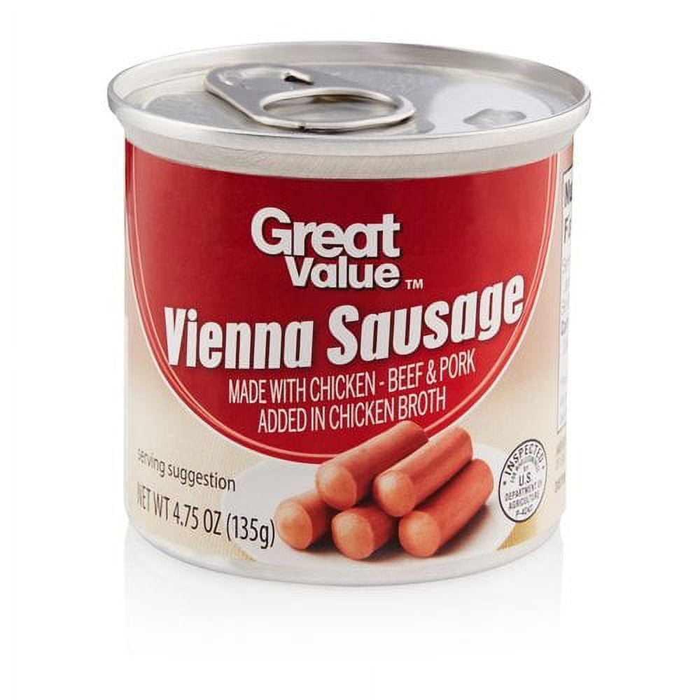Great Value Vienna Sausage, 4.75 oz