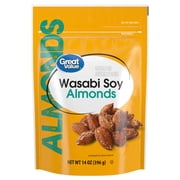 Great Value Wasabi Soy Almonds, 14 oz