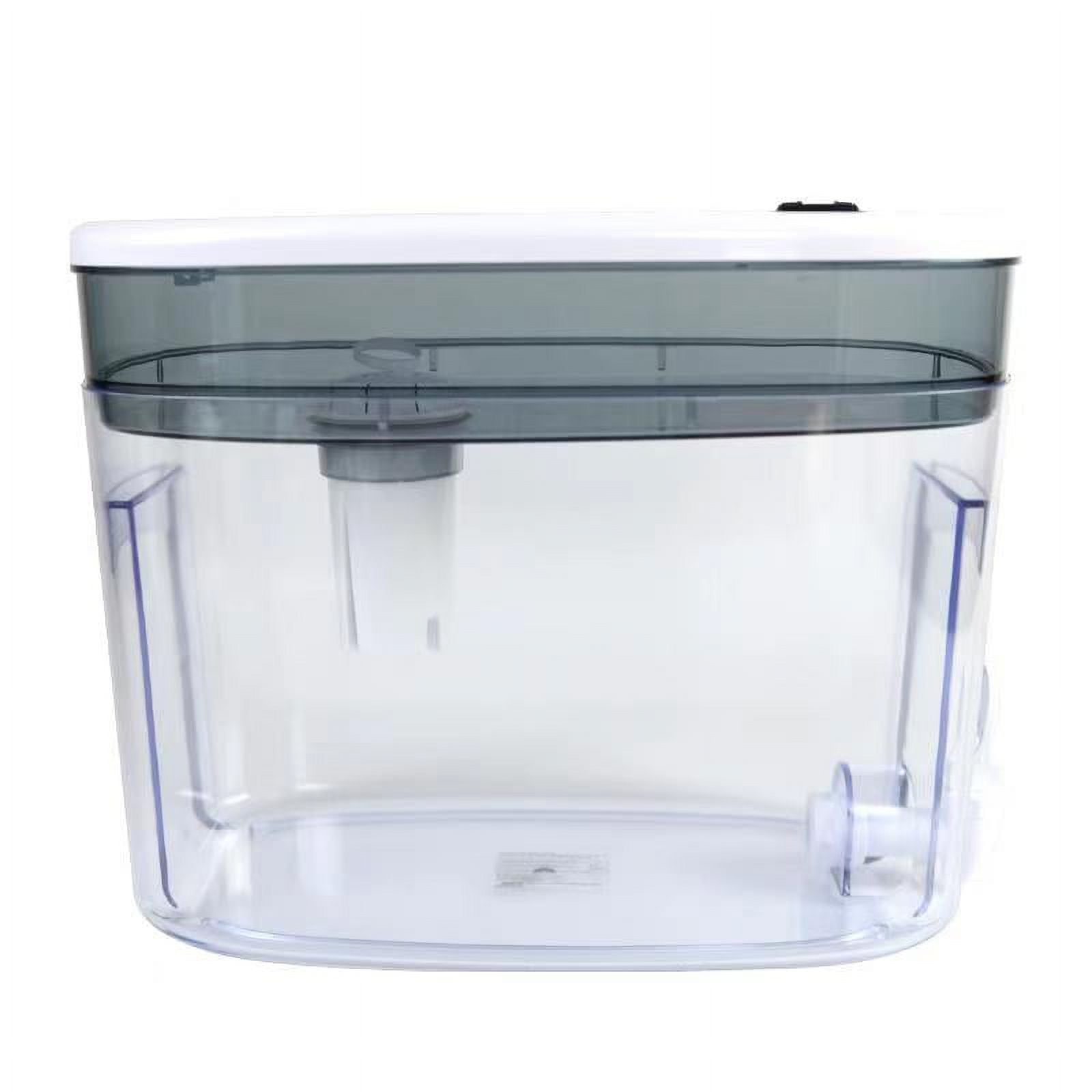 Great Value Water Filter Pitcher 40 Cup Series, White BPAFree Plastic