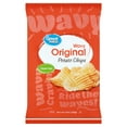 thumbnail image 1 of Great Value Wavy Original Potato Chips, 8 oz, 1 of 9