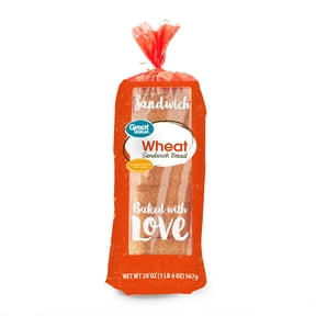 Great Value Wheat Sandwich Bread, 20 oz