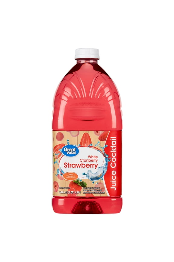 White Cranberry Strawberry Juice Cocktail, 64 fl oz