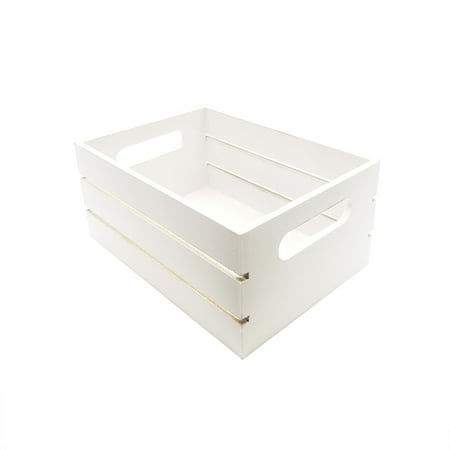 Great Value White MDF Crate, Large
