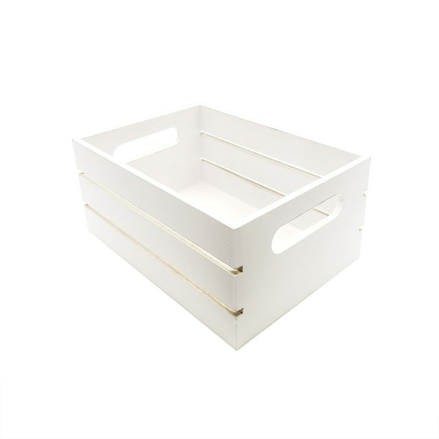 Great Value White MDF Crate, Large