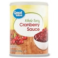 thumbnail image 1 of Great Value Whole Berry Cranberry Sauce, 14 oz, 1 of 7