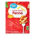 thumbnail image 1 of Great Value Whole Wheat Penne, 16 oz Shelf Stable, 1 of 8
