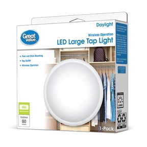 Great Value Wireless LED Large Tap Light