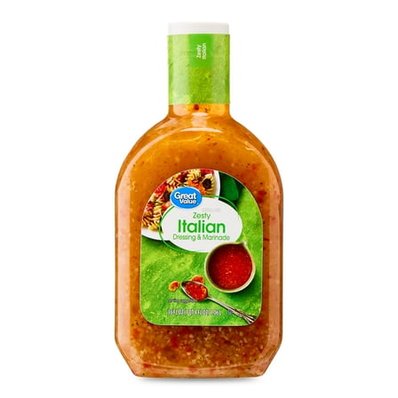 Great Value Zesty Italian Dressing & Marinade, 36 fl oz