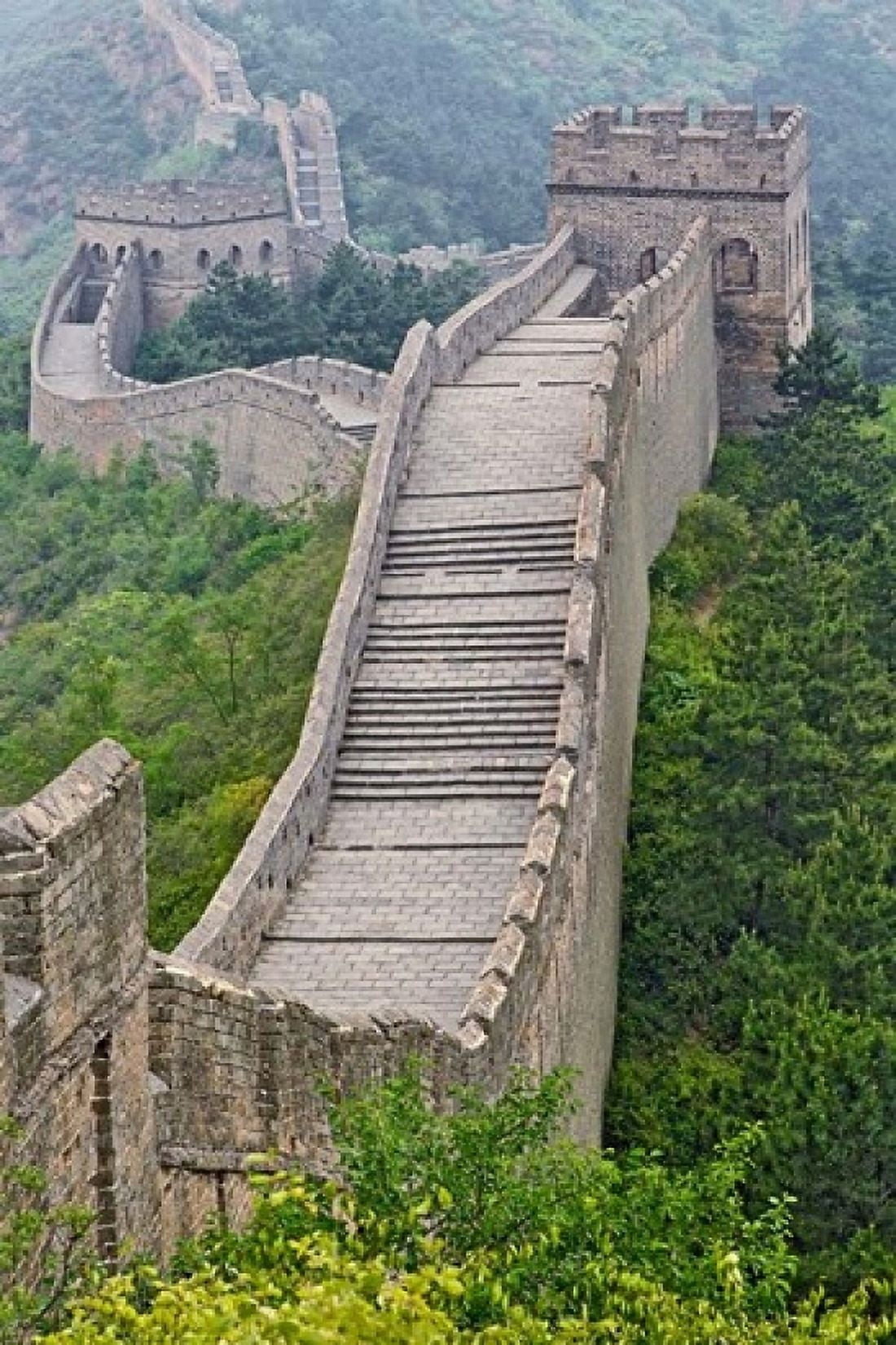 Great Wall Jinshanling China Canvas Art - Adam Jones DanitaDelimont (11 x 17)
