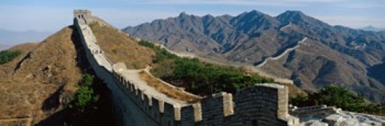 Great Wall Of China Canvas Art - Panoramic Images (36 x 12)