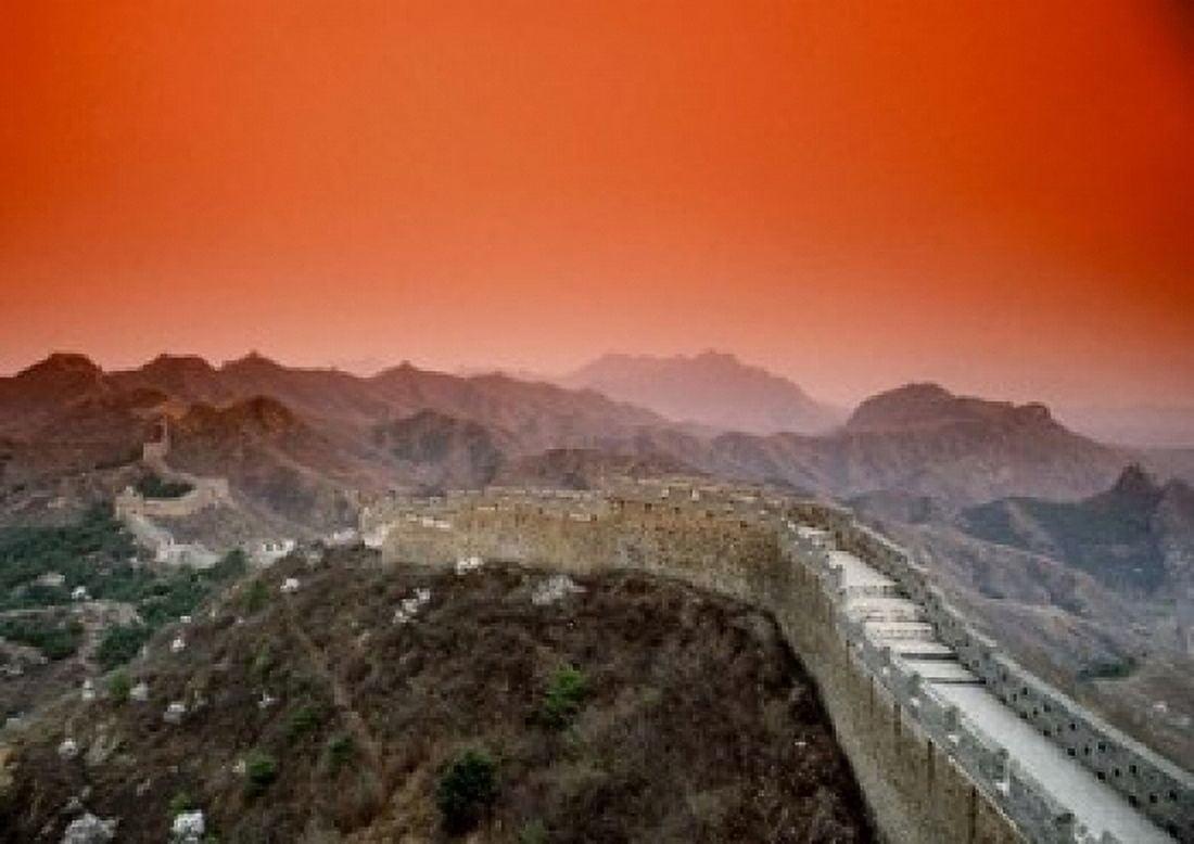 Great Wall of China Jinshanling China Canvas Art - Bill Bachmann DanitaDelimont (36 x 24)