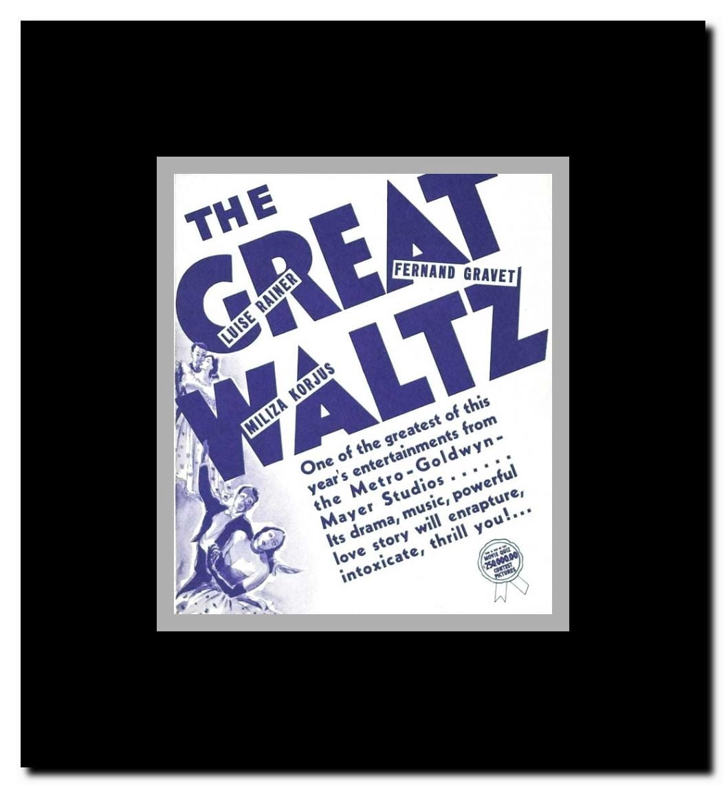 Great Waltz The Framed Movie Poster