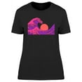 thumbnail image 1 of Great Wave In The Sunset T-Shirt Women -Image by Shutterstock, Female Large, 1 of 2