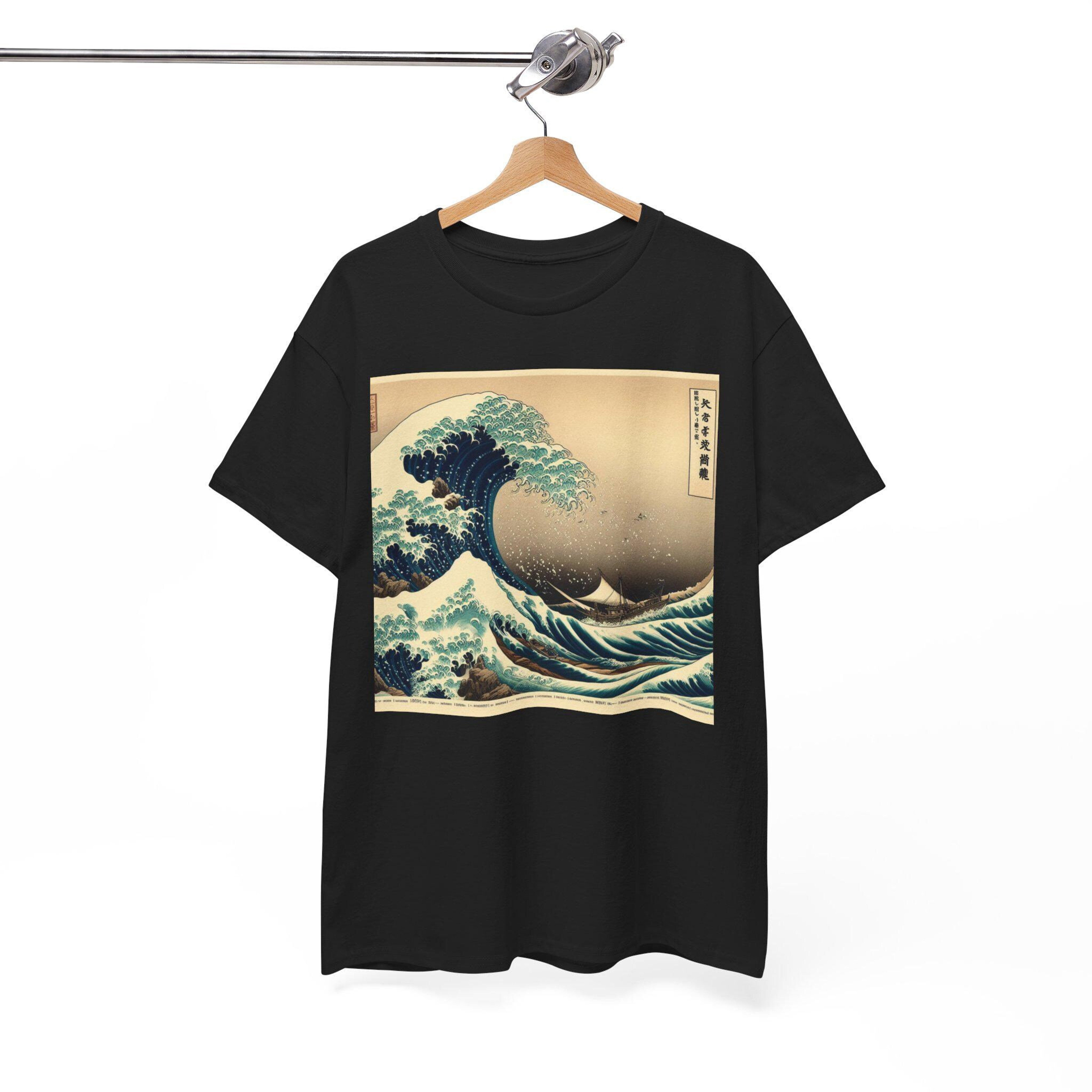 Great Wave Off Kanagawa T-Shirt - Iconic Japanese Art Design, Unisex ...