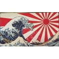 thumbnail image 1 of Great Wave & Rising Sun Playmat, 1 of 1