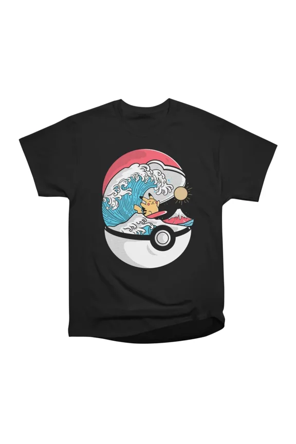 Great Wave of Surf T-Shirt Tee Gift For Him Merch For Her Apparel For Friend
