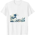 thumbnail image 1 of Great Wave off Kanagawa Katsushika Hokusai Surfing Ocean Womens T-Shirt, 1 of 5
