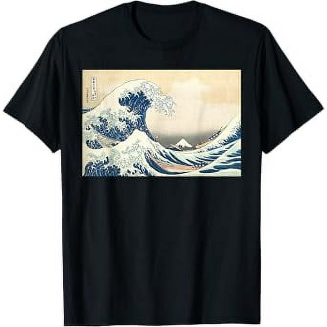 Great Wave off Kanagawa Katsushika Hokusai T-Shirt - Walmart.com