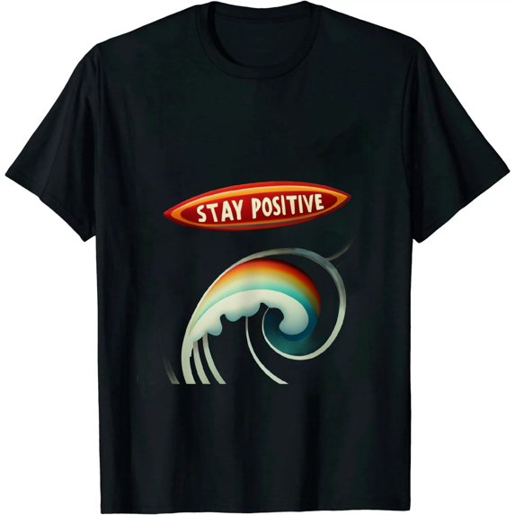 Great Week For A Shark To Stay Positive Ocean Marine Funny T-Shirt