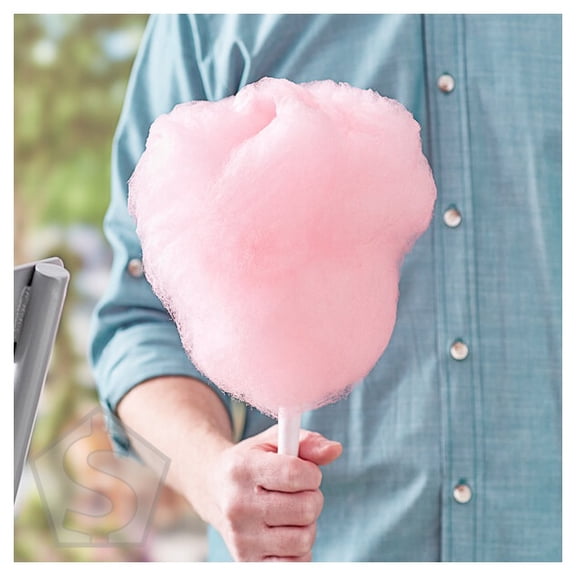 Great Western 1/2 Gallon Carton Pink Vanilla Cotton Candy Floss Sugar - 6/Case