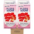 thumbnail image 1 of Great Western Floss Sugar Cotton Candy Mix Bundle Pack - Pink Vanilla - 2 Individually Sealed 52 Ounce Containers - Each Makes 60-70 Cones - For Parties, Festivals in Cornershop Confections Pack, 1 of 3
