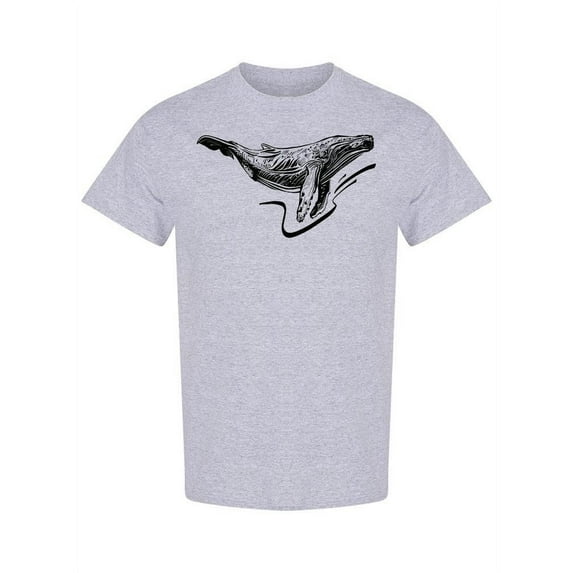 Great Whale T-Shirt Men -Image by Shutterstock, Male Large