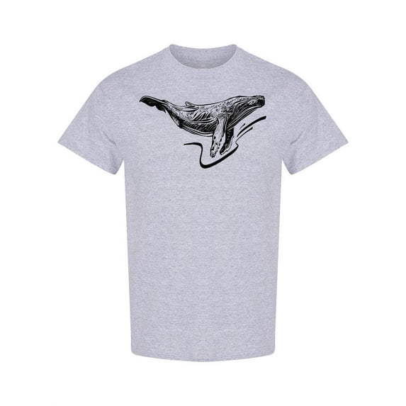 Great Whale T-Shirt Men -Image by Shutterstock, Male Medium