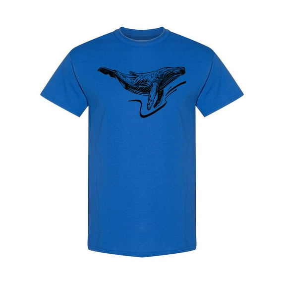 Great Whale T-Shirt Men -Image by Shutterstock, Male Small