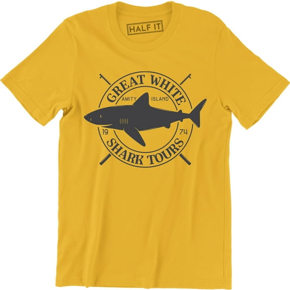Great White Amity Island Shark Tours - Men's T-Shirt