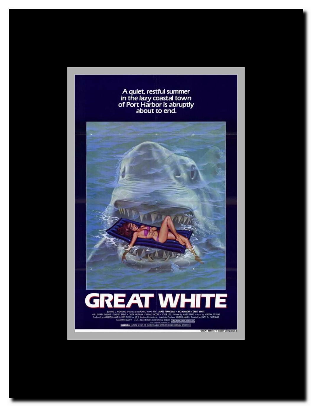 Great White Framed Movie Poster