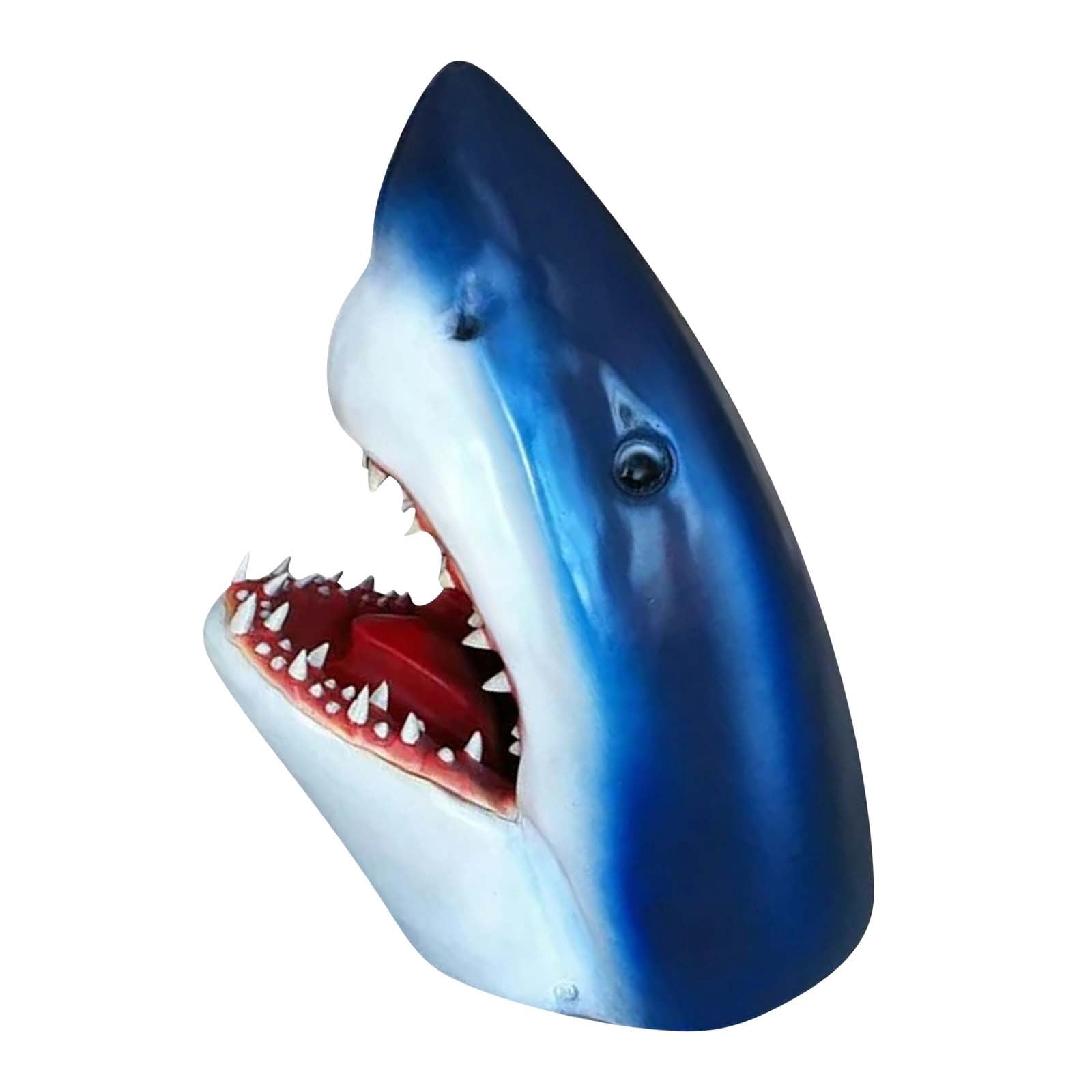 Great White Garden Art Sculpture Decoration Lifelike Swimming Pool ...