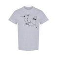 thumbnail image 1 of Great White Shark Attack T-Shirt Men -Image by Shutterstock, Male 3X-Large, 1 of 2