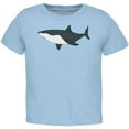 thumbnail image 1 of Great White Shark Cute Toddler T Shirt Light Blue Toddler Size 5/6, 1 of 1