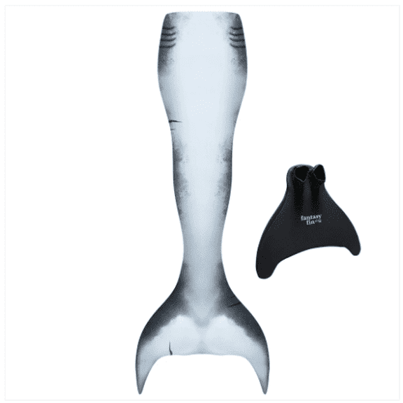 Great White Shark Fantasy Starter Tail with Monofin - Youth Small, Medium