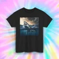 thumbnail image 1 of Great White Shark Graphic Ocean Predator Shark Lover Top Unisex T-Shirt up to size 5XL, 1 of 2