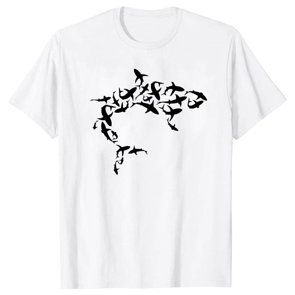 Great White Shark Lover Marine Biology Animal Science T Shirts Graphic ...
