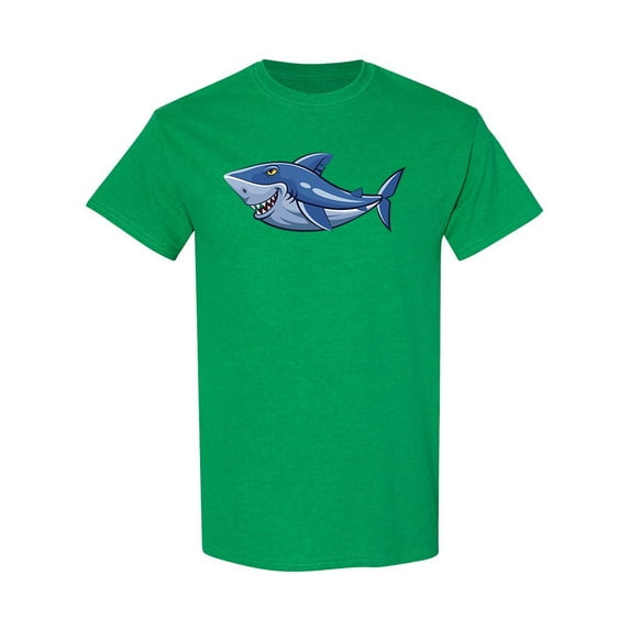 Great White Shark Mascot T-Shirt Men -Image by Shutterstock, Male 3X-Large