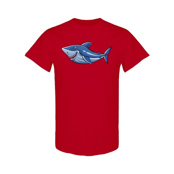 Great White Shark Mascot T-Shirt Men -Image by Shutterstock, Male Small