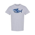 thumbnail image 1 of Great White Shark Mascot T-Shirt Men -Image by Shutterstock, Male Small, 1 of 2