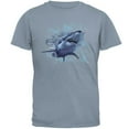 thumbnail image 1 of Great White Shark Mens T Shirt Stone Blue 2XL, 1 of 1