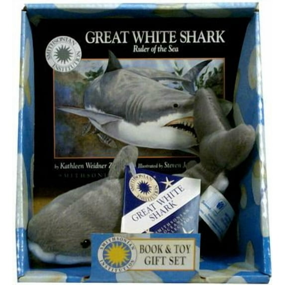 Great White Shark: Ruler of the Sea/Mini Book and 8" Plush Toy Set