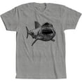 thumbnail image 1 of Great White Shark T-Shirt Shark Teeth Attack Jaw Tee for Men Women, 1 of 3